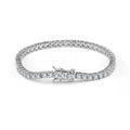 Bratara tennis din argint rodiat luxury, cristale zirconia 3mm, lungime 16.5cm, dama