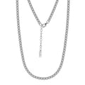 Colier tennis din argint rodiat luxury, cristale zirconia 2/3mm, lungime reglabila, dama